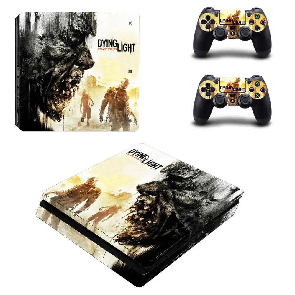 PS4 тонкие наклейки пожилая легкая игровая станция 4 виниловые на кожу Pegatinas для
