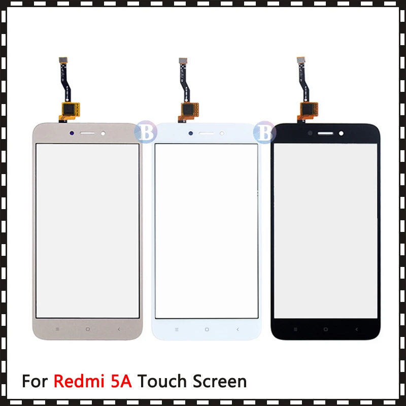 

10 шт. для Xiaomi Redmi 6 6A / 5A сенсорный экран дигитайзер Датчик внешняя передняя стеклянная линза Панель для Redmi 6 Pro / Mi A2 Lite