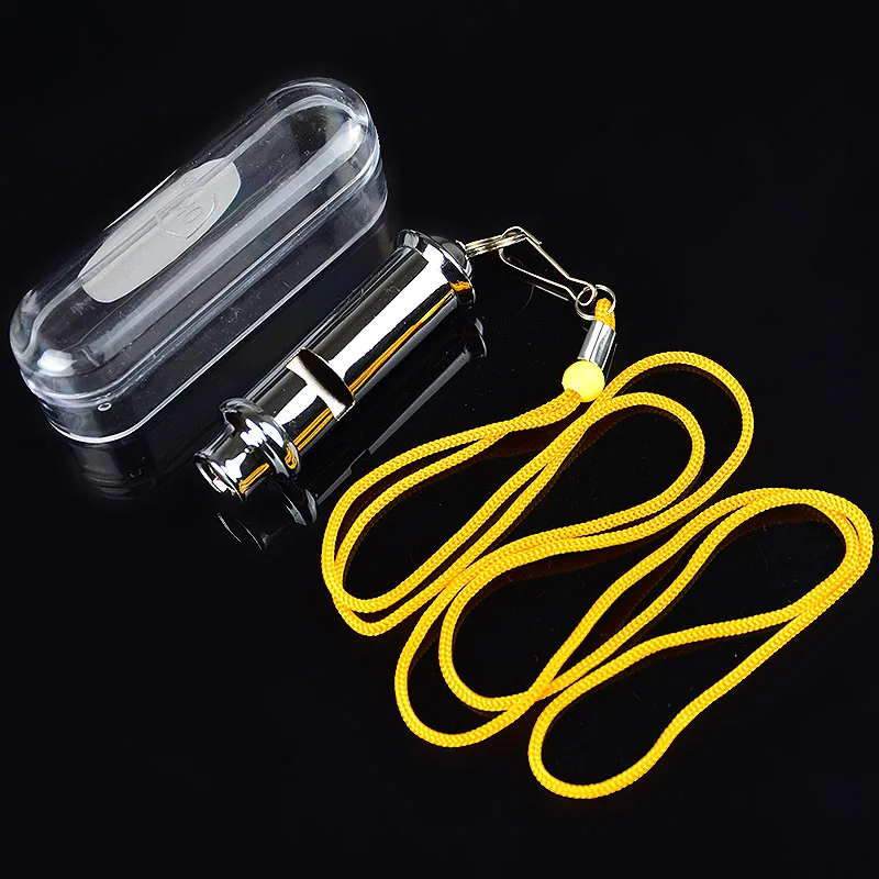 Нержавеющая сталь высокочастотный высокодецибел свисток спасательный