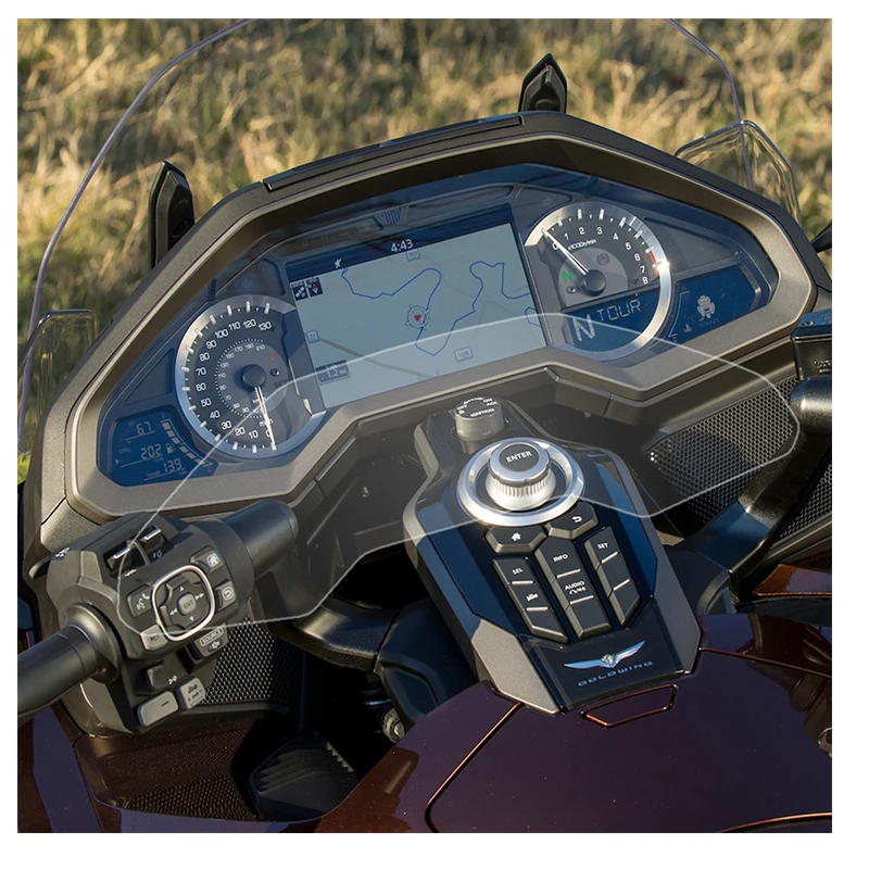 For HONDA GL1800 2018-UP Speedometer Speedo Screen Cluster Scratch Protection Film Instrument Dashboard Shield | Автомобили и
