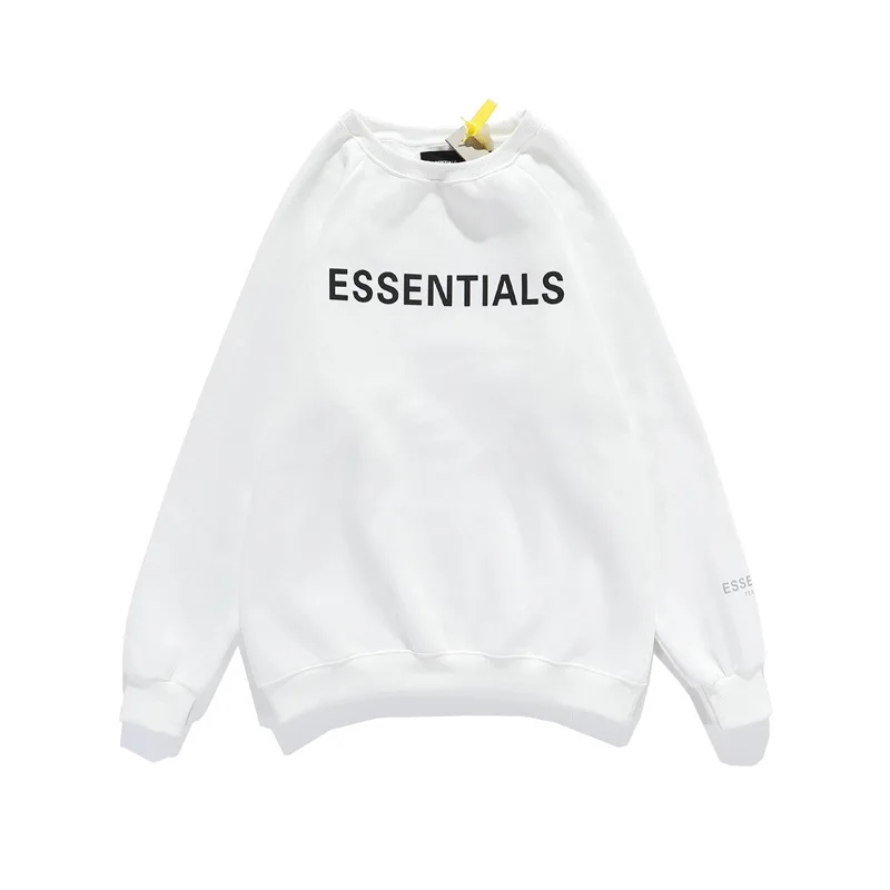 

Popular logo new men's and women's shoulder insert round collar stereoscopic rubber label round collar sweaters hoodie lil peep