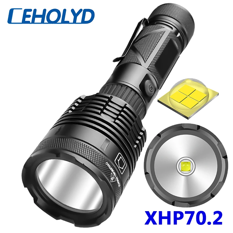 

XHP90.2 4-ядерный светодиодный фонарик высокого качества USB аккумуляторная батарея Powerbank 18650 26650 батарея XHP70.2 фонарик фонарь для кемпинга