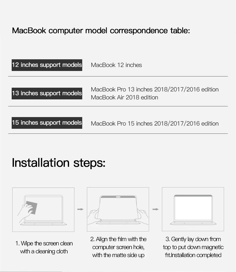 Benks магнетический Анти-шпион Экран Защитная пленка для Apple Macbook Тетрадь 12/13/15 дюймов Полная защита конфиденциальности для Air13 Pro retina