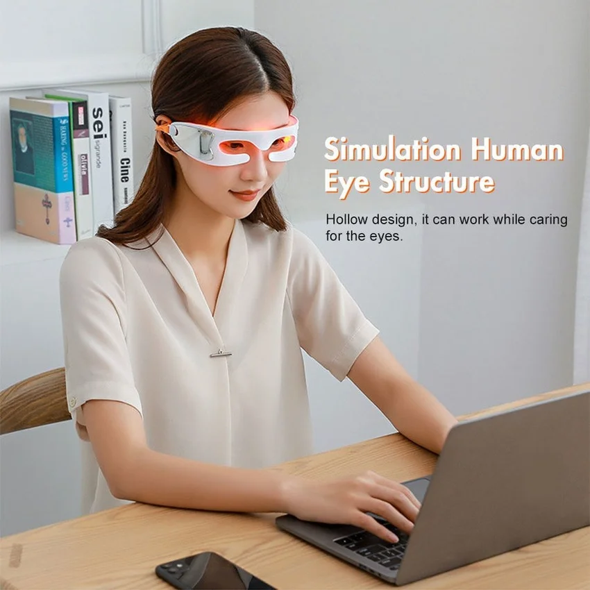 

Electric Eye Massager Lfor Eyes Wrinkles Fatigue Dark Circles Headaches Relief Electric Heating Compress Eye Massager