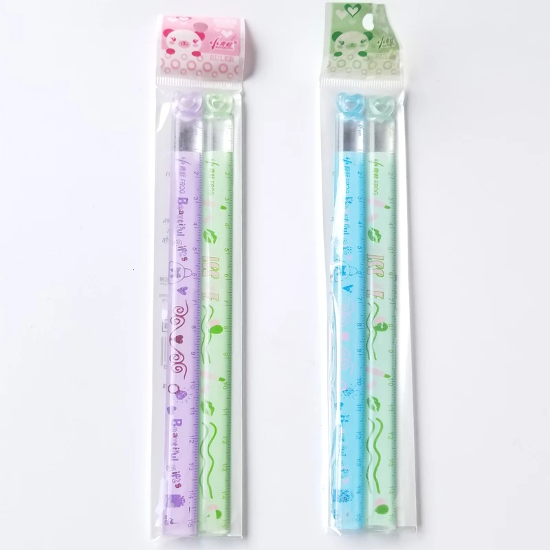 Новинка Милая Мини-линейка с надписью Love отличный помощник 15 см любимая детская