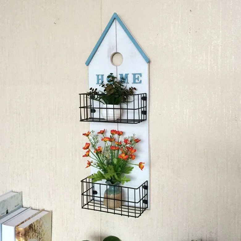 

Rustic Vintage Wall Decoration Creative Bar Restaurant Wall Murals Shelves Tea Shop Wall Decorations Accessories