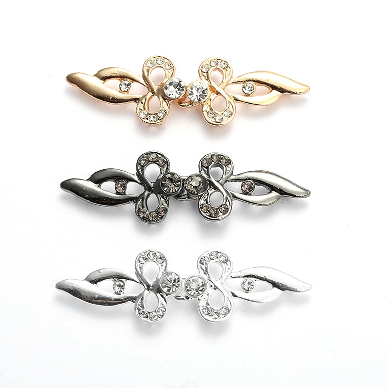 1 пара винтажных значков для кардиганов заколки с Стразы Женская бижутерия