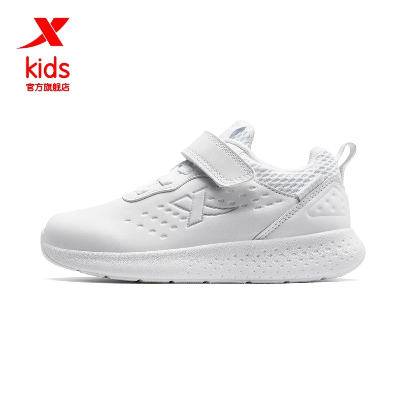 Xtep детская спортивная обувь для мальчиков и девочек нескользящая на липучке