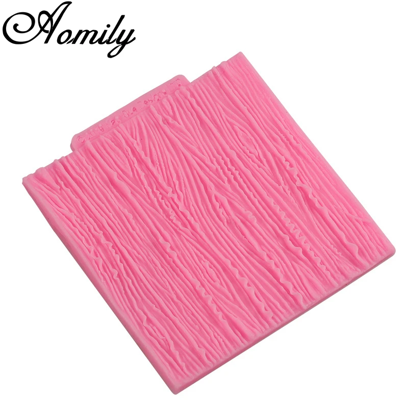 

Aomily Tree Texture Cake Molds 3D Cake Border Decoration Fondant Cake Mold Mould Silicone Mold Baking Accessories Pastry Tools
