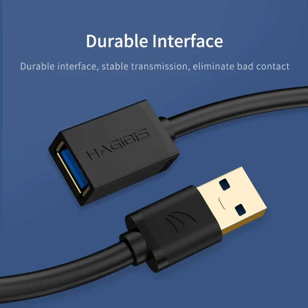 Удлинительный кабель hagiri USB3.0 сверхскоростной Кабель с разъемом Папа-мама и