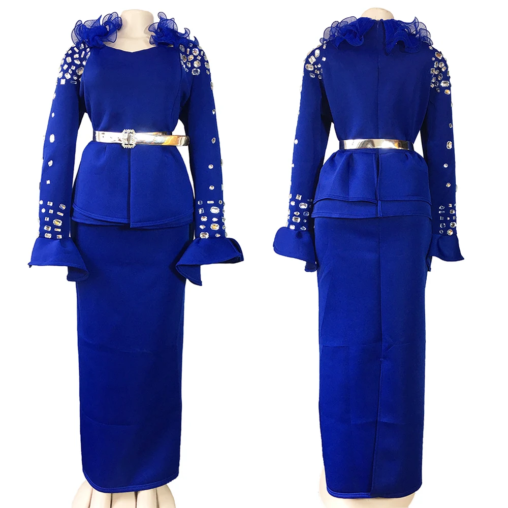 Новинка 2020 элегантное платье в африканском стиле для женщин красота размера плюс