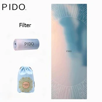 1850*680*2 мм PIDO полотенце для йоги нескользящий пот фитнес-коврик Портативный Расширенный складной коврик для йоги сумка одеяло с принтом Estera De Yoga - Цвет: Filter