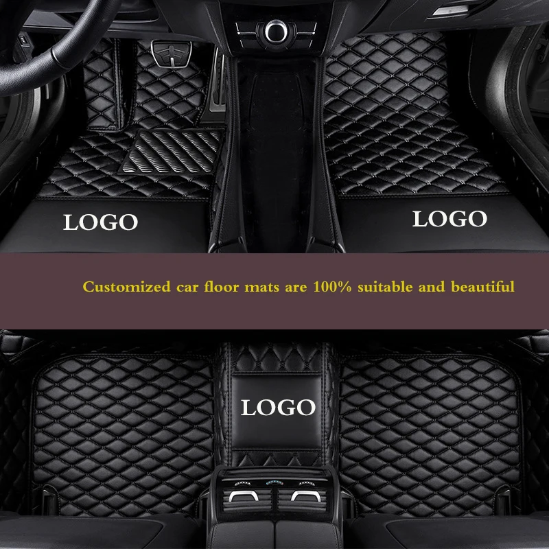 

Роскошные кожаные автомобильные коврики в салон логотип для Bmw X5 E53 E70 2004-2013 2014- 2021 изготовленные на заказ автоматические подушечки автомобил...