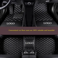 luxury car floor mats for peugeot logo 307 206 308 308s 407 207 406 408 301 508 5008 2008 3008 4008 rcz auto accessories