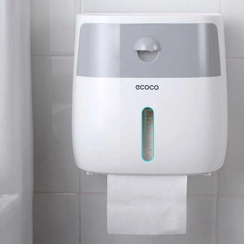 Водонепроницаемый настенный держатель для туалетной бумаги полка лоток в рулоне