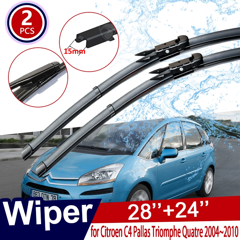 

Car Wiper Blades for Citroen C4 Pallas Triomphe Quatre 2004~2010 Windscreen Wipers Car Accessories Stickers 2005 2006 2007 2008