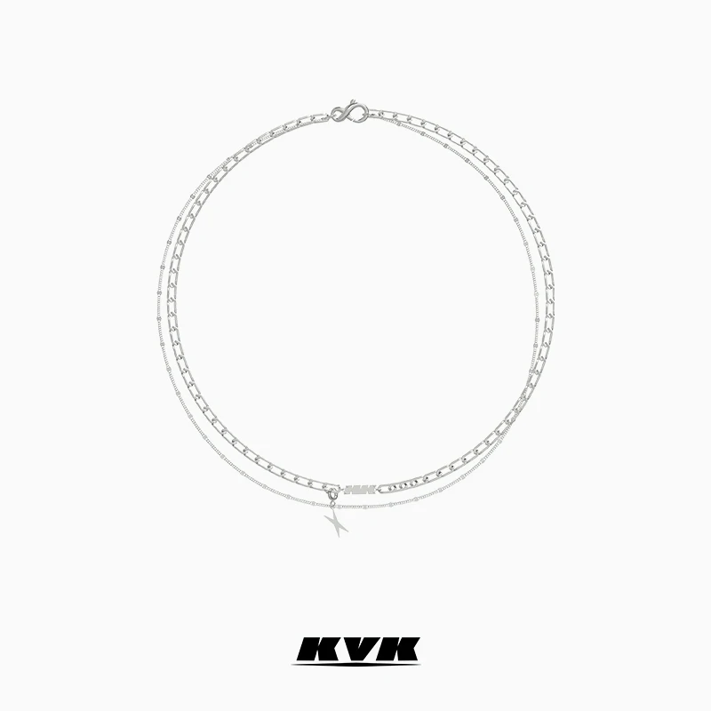 

Kvk2021 new necklace cool high style light luxury niche design free assembly style personalized clavicle Necklace