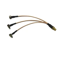 1pc sma female nut to 3x ts9 male splitter combiner rg178 coaxial cable 15cm for huawei e5332 e5776 e5372 modem