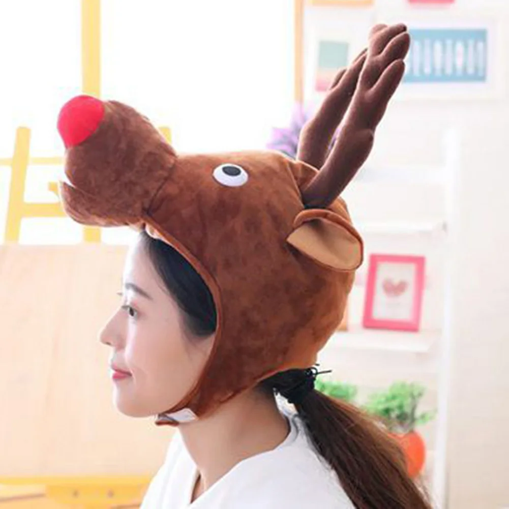 Kawaii утка морковь в форме животного плюшевая шапка бини для девочек косплей