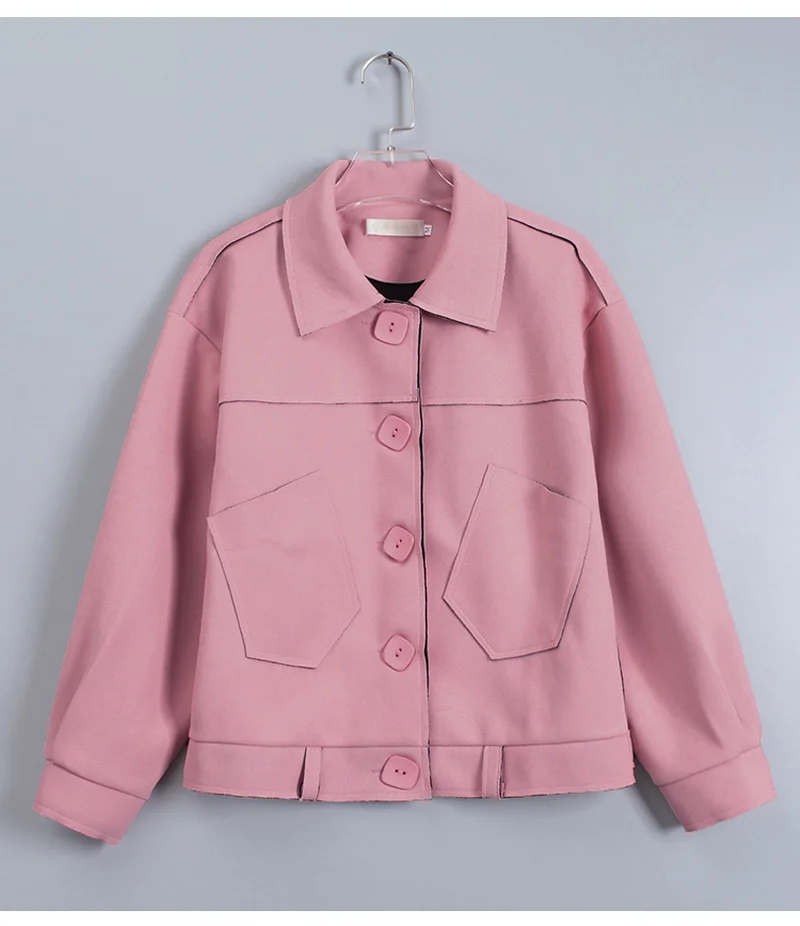 

Women Coats and Jackets Spring Clothes New Fashion Joker Slim Single-breasted Short Coat Women's Coat Bomber Jacket