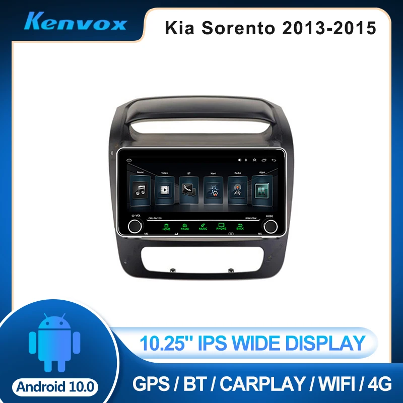 

Автомагнитола 2 din, 10,25 дюйма, IPS, Android, для Kia Sorento 2013-2015, мультимедиа, GPS-навигация, Авторадио, стерео видео