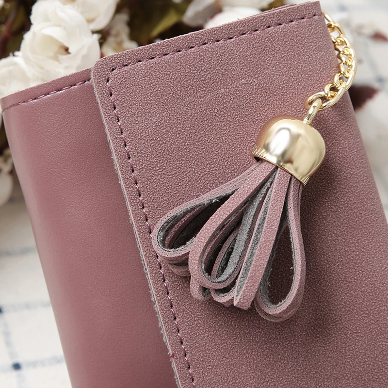 

New Arrival 2020 Wallet Short Women Wallets Zipper Purse Fashion Panelled Wallets Trendy Coin Purse Card Holder Leather