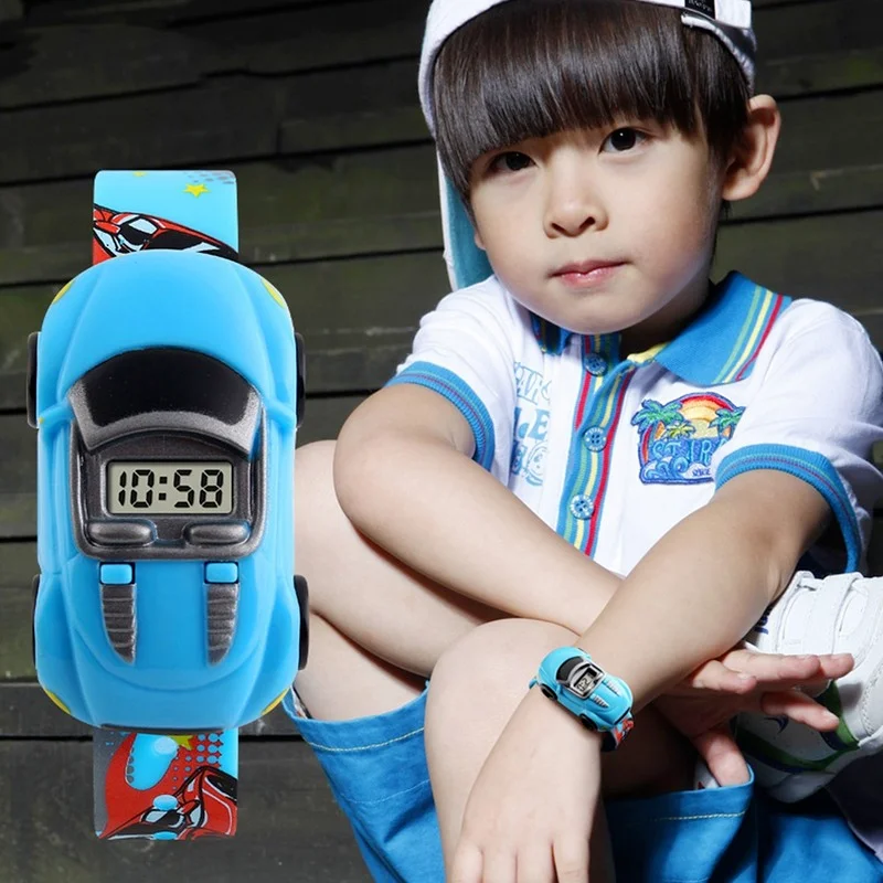

Cartoon Children Watch Toy for Boy Baby Fashion Electronic es Innovative Shape