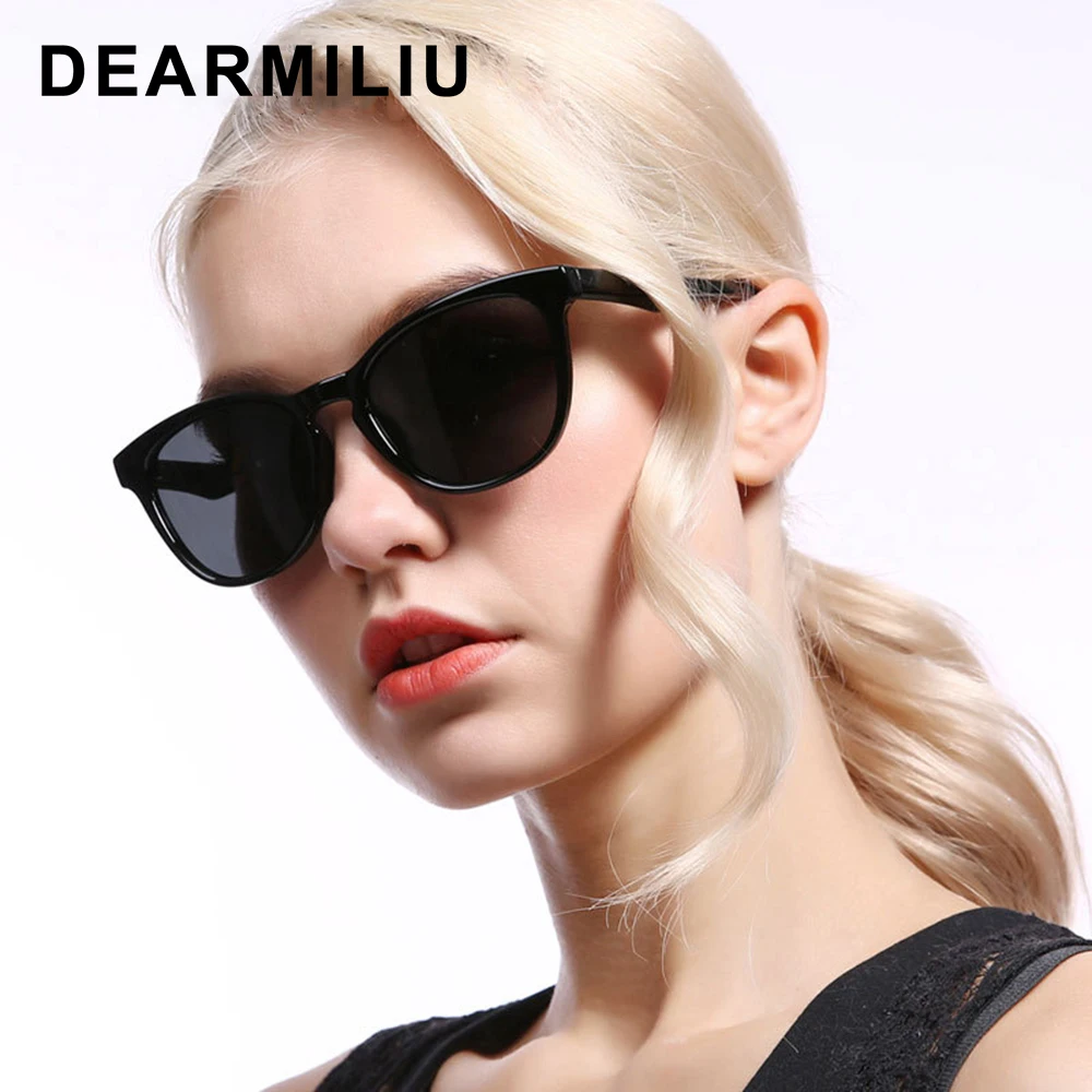 Женские очки-авиаторы DEARMILIU поляризационные очки в оправе кошачий глаз с линзами