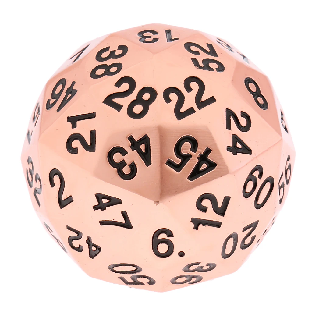 Многогранные кости из сплава 38 мм 60-гранные D60 для игр D &amp ролевые игры настольные