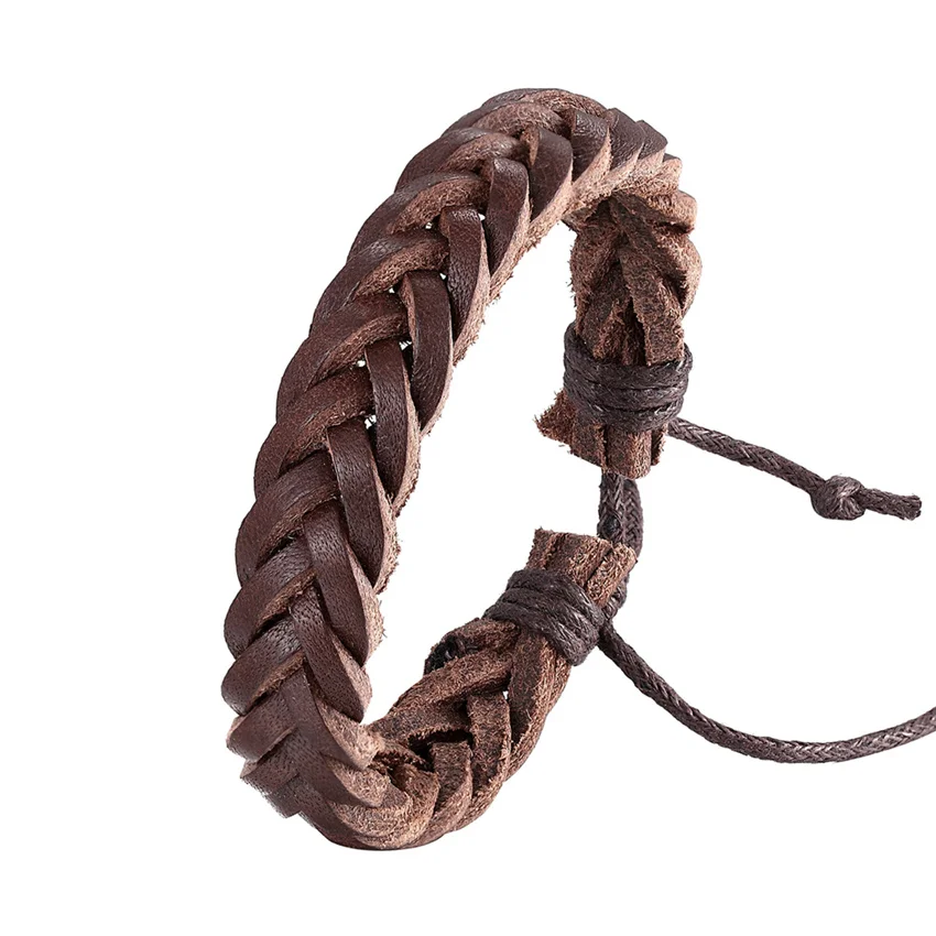 2019 100% ручной работы модные ювелирные изделия кожаный браслет Повседневная