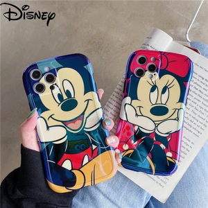 Disney Mickey Mouse Big Face Phone Case for iphone13 13Pro 13Promax 12 12Pro Max 11 Pro X XS MAX XR 7 8 Plus Protective Case
