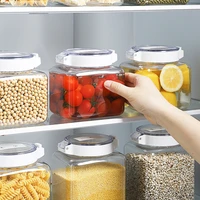 cereal dispenser food dispensers storage containers kitchen storage keeper with lid sealed cans kitchen storage 2 pcs