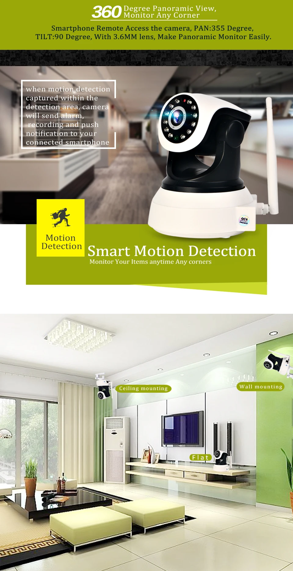 1080P Беспроводная ip-камера wifi HD камера видеонаблюдения Мини сковорода наклон 360 градусов wi fi cctv камера 1080P детский монитор аудио