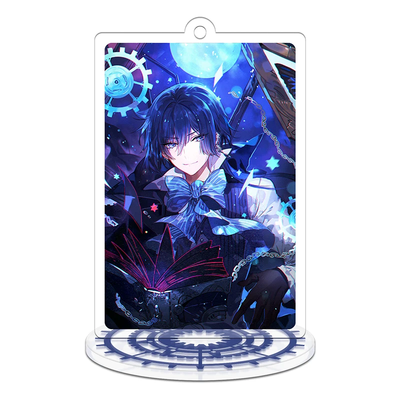 

2021 Hot Anime The Case Study Of Vanitas Keyrings Acrylic Figure Stand Model Display Keychain Desktop Decor Key Chains Gift