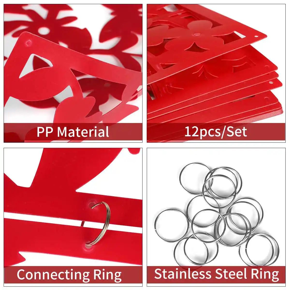 12 шт. в упаковке для дома одежда с изображением птицы форме цветка подвесной