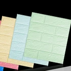 Самоклеящиеся пенные обои 3D, настенная панель с рисунком кирпича, наклейки для гостиной, спальни, детской комнаты, украшение для дома