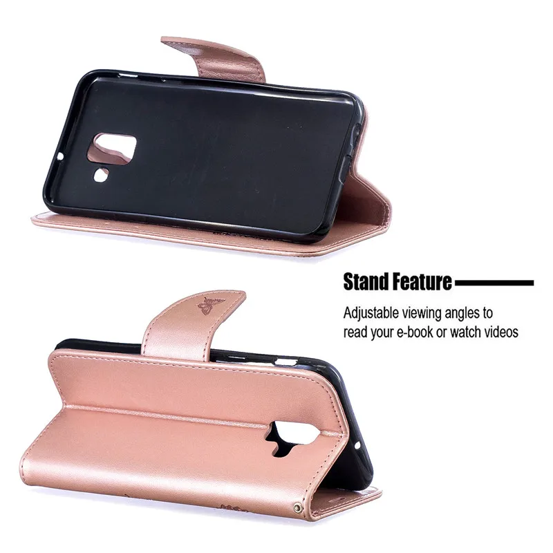 Кожаный чехол для Fundas samsung Galaxy A10 A20 A30 A40 A50 A70 A6 плюс A7 2018 A750 Корпус кошелек