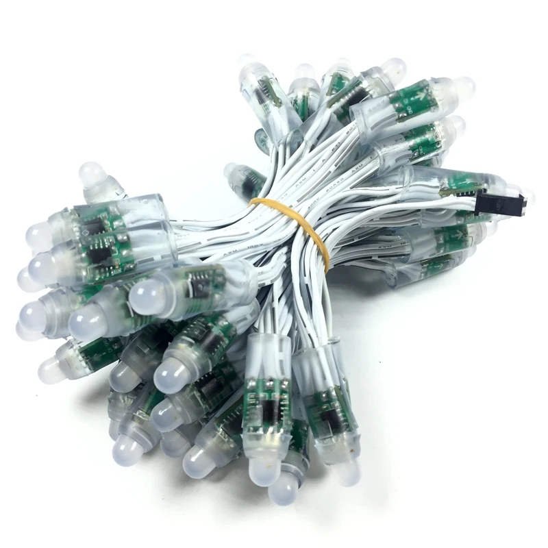 Оптовая продажа светодиодная гирлянда WS2811 500 2811 шт. 12 мм светодиодный пиксельный