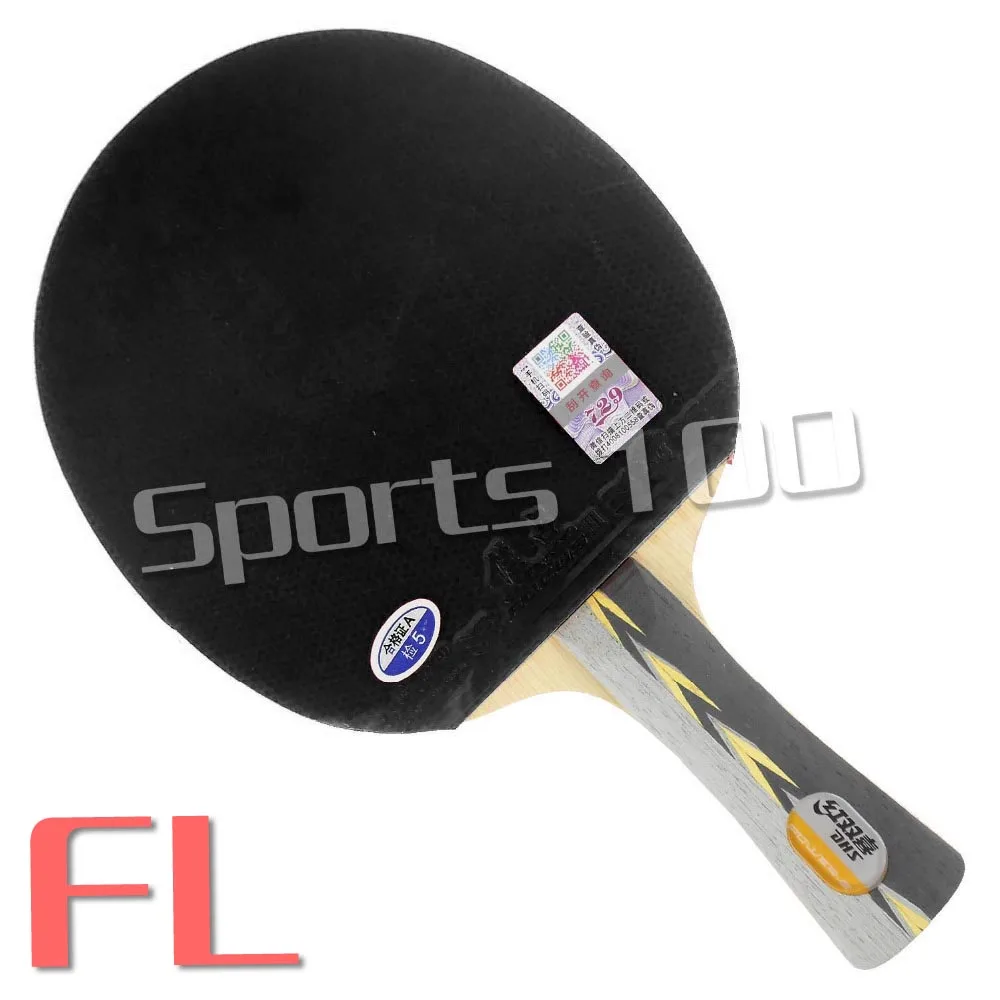 shakehand long FL Профессиональная комбинированная ракетка DHS POWER G7 PG7 PG.7 PG 7 с NEO Hurricane3 и 729 Focus III - Цвет: shakehand long FL