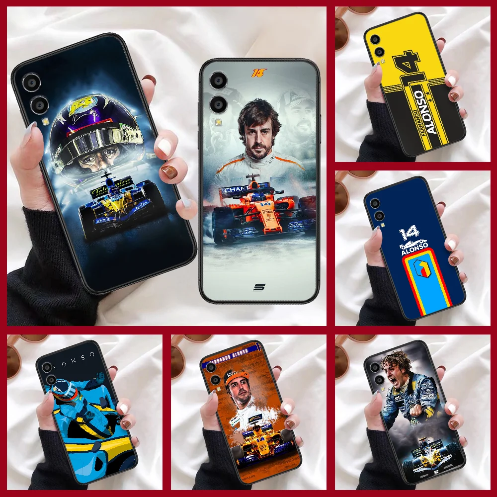 

Fernando Alonso 14 Renault F1 Racing Phone Case For Huawei Honor 6A 7A 7C 8 8A 8X 9 9X 10 10i 20 Lite Pro Play black Cover