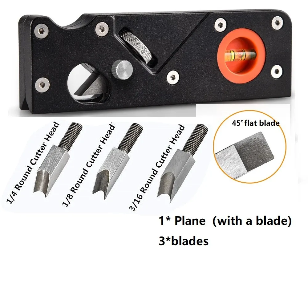 

Handheld Chamfer Plane,Woodworking Trimming45 Degree Bevel And Cutter Head Woodcraft Chamfer Deburring Tool