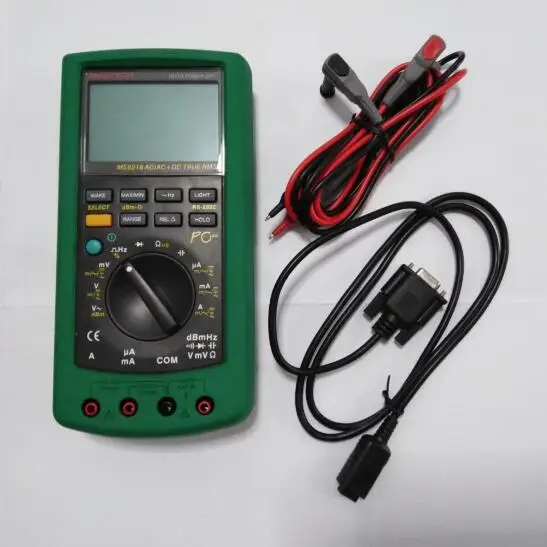 

MASTECH MS8218 High Accuracy 50000 Counts True RMS DMM Digital Multimeter Sound Level Meter w/RS232 Interface Multimetro