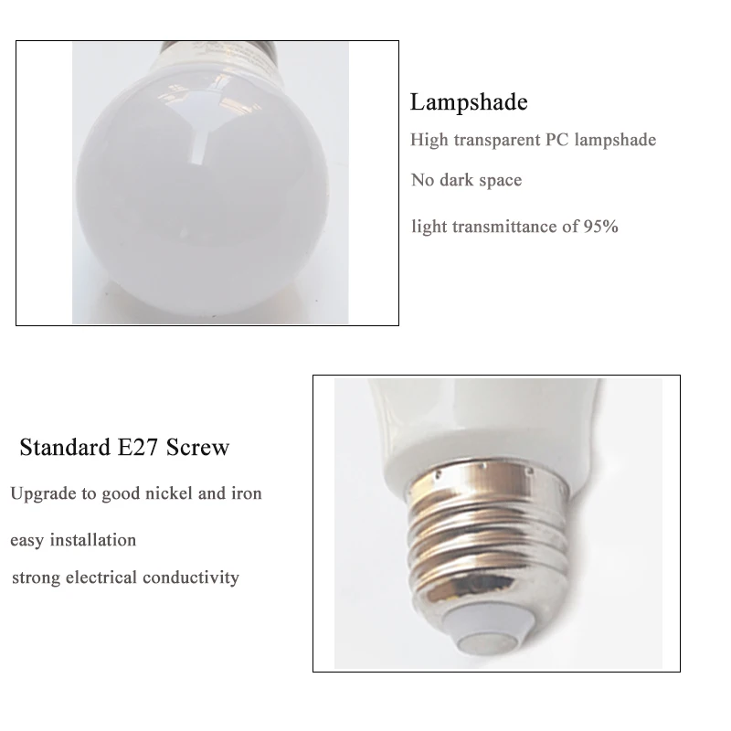 E27 LED Винт для лампочки 21 Вт 18 15 12 9 6 220 в 110 В лампада ампулы светодиодные лампы Bombillas
