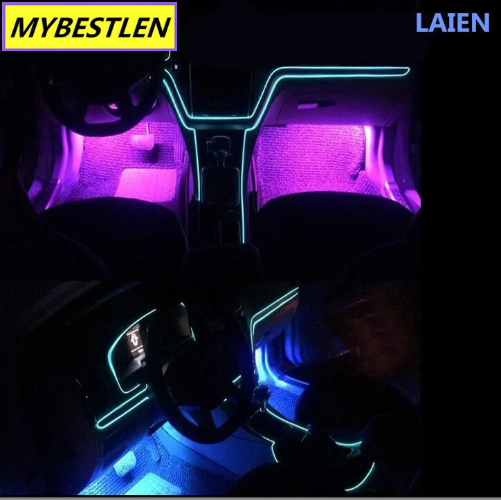 Universal 3M Flexible Neon Light LED Wire Rope Car Styling fit for toyota corolla chr avensis t25 camry prado land cruiser | Автомобили и