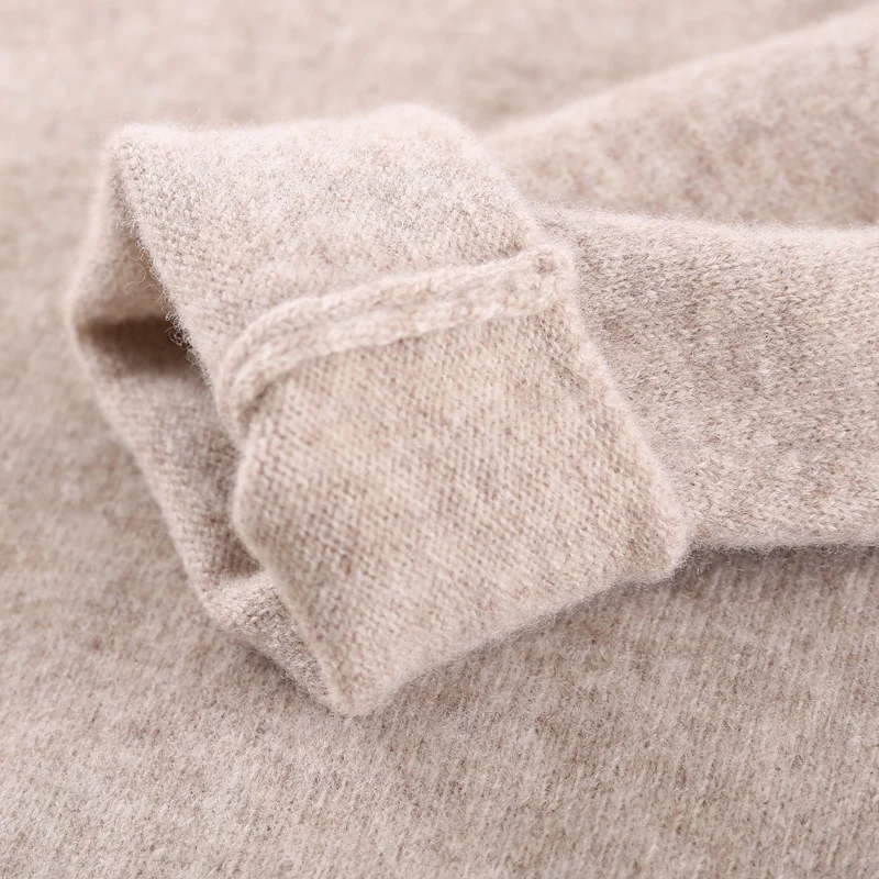 

Pure Wool Cashmere Sweater Women Pile Neck Pullover Slim Solid Color Knit Bottoming Shirt Free Shipping Plus Size