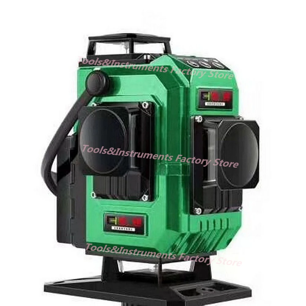 Лазерный уровень 4D 16 линий зеленый лазер верхняя стенка кронштейн подъемная