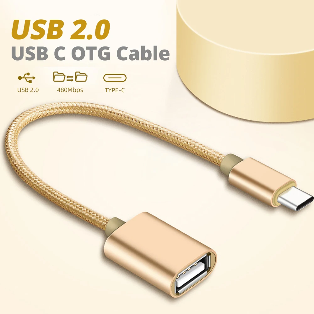 Кабель-адаптер FONKEN type C-USB OTG для samsung Galaxy Note 9 Xiaomi 8 huawei Mate20 MacBook mouse Gamepad Tablet PC USB OTG