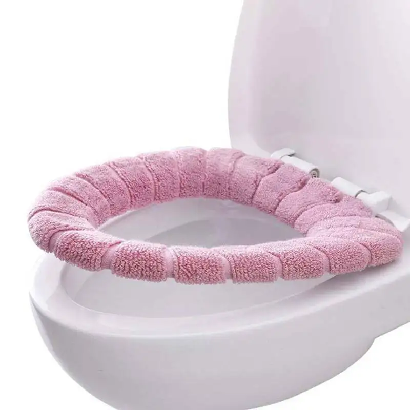 

Bathroom Toilet Seat Cushion Cover Soft Washable Closestool Pad Lid Mat Cover US