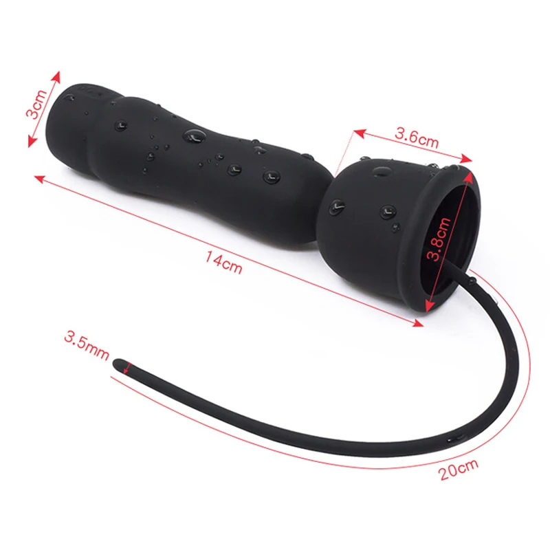 Силиконовый вибрирующий пенис штекер Usb зарядка уретральный звуковой дилатор