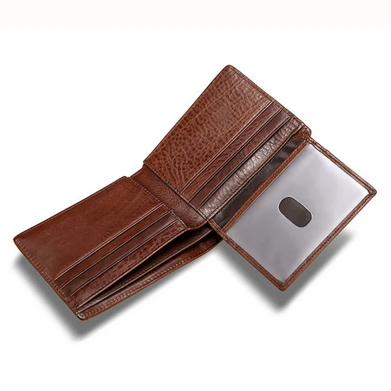 Новинка кошелек портативный Ретро стиль Повседневный 100% натуральная коровья